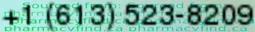 Fax number for Canada Chemists
